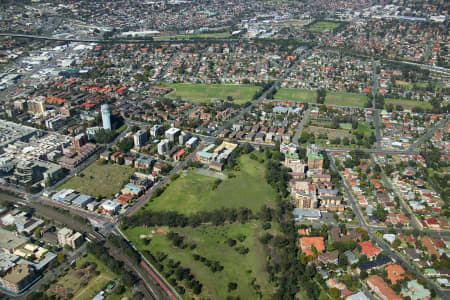 Aerial Image of MAYS HILL AND PARRAMATTA, NSW