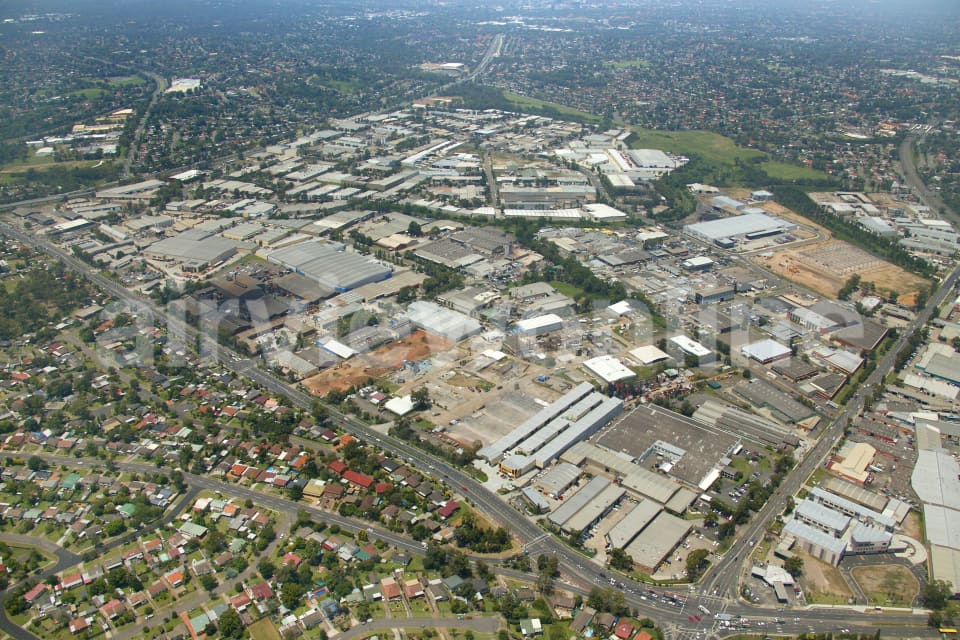 Aerial Image of Industial Seven Hills, Sydney