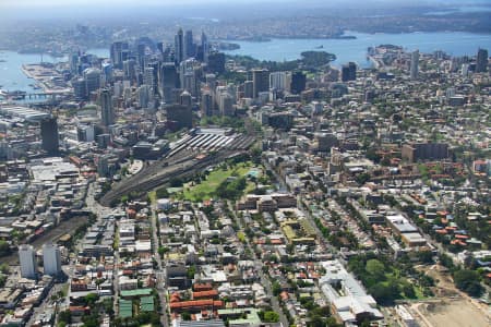 Aerial Image of REDFERN TO SYDNEY CBD