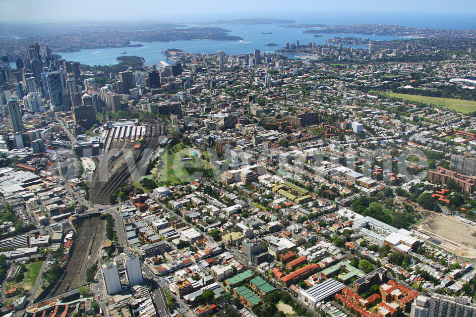 Aerial Image of Redfern and Surry Hills