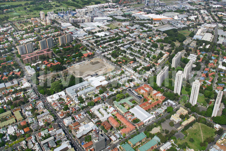 Aerial Image of Redfern Oval Upgrade