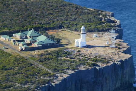 Aerial Image of POINT PERPENDICULAR LIGHTHOUSE CLOSE UP