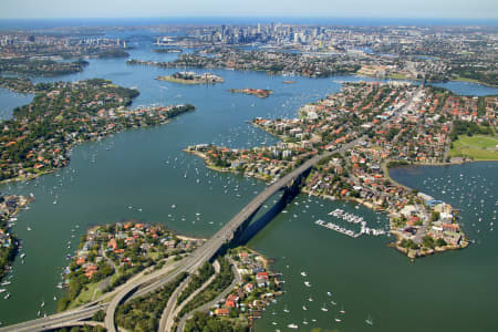 Aerial Image of HUNTLEYS POINT TO SYDNEY CITY