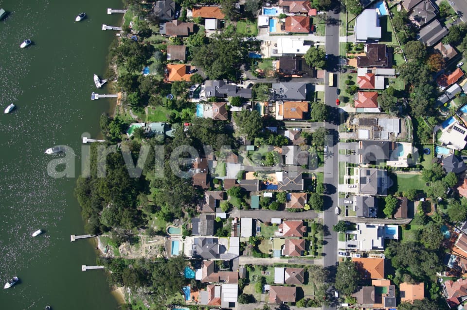 Aerial Image of Vertical view of Connells Point homes