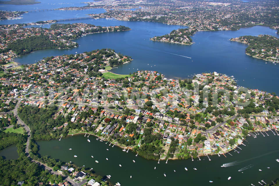 Aerial Image of Connells Point and Connells Bay