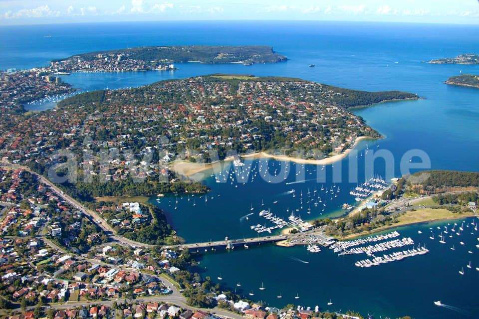 Aerial Image of Seaforth and the Spit, NSW