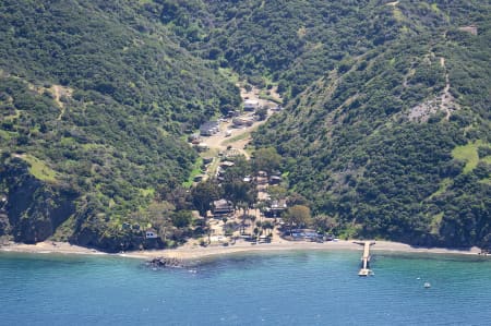 Aerial Image of DESCANSO BAY SANTACATALINA ISLAND CALIFORNIA