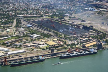 Aerial Image of PORT WARATAH COAL LOADER, TIGHES HILL NSW