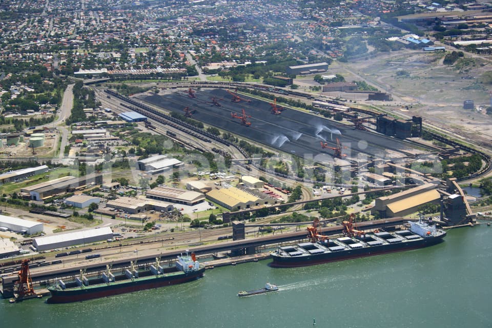 Aerial Image of Port Waratah Coal Loader, Tighes Hill NSW