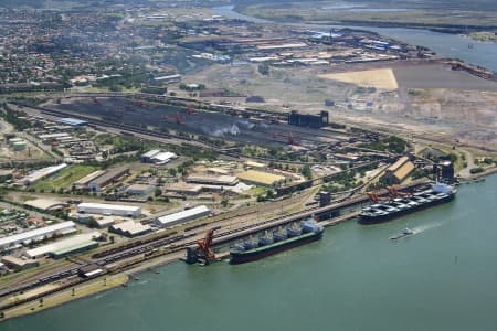 Aerial Image of PORT WARATAH COAL LOADER, NEWCASTLE NSW