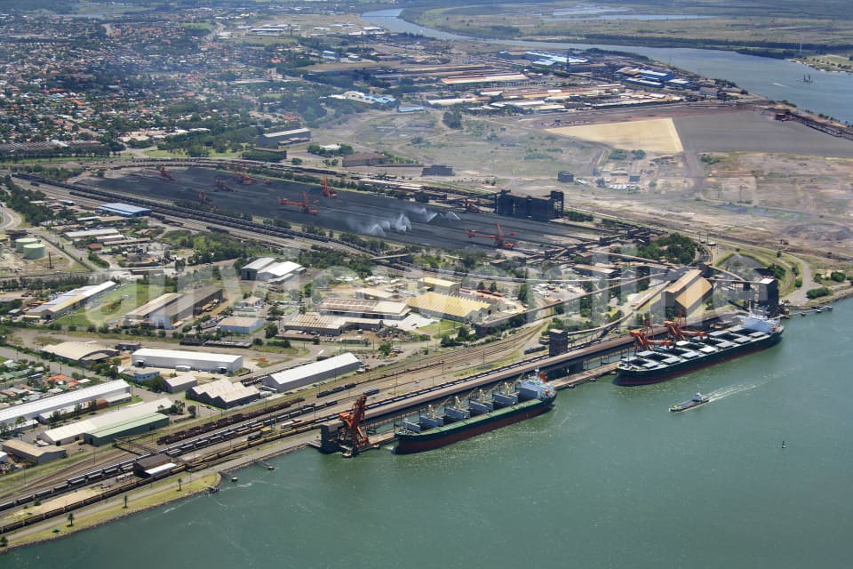 Aerial Image of Port Waratah Coal Loader, Newcastle NSW