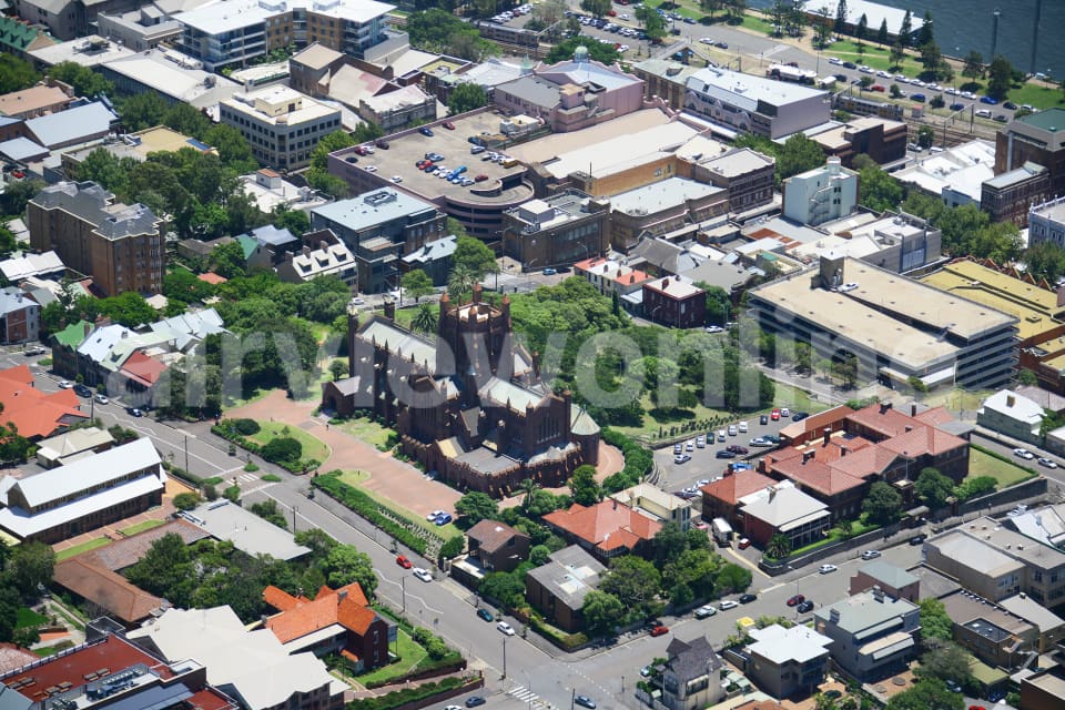Aerial Image of Christ Church Cathedral, Newcastle