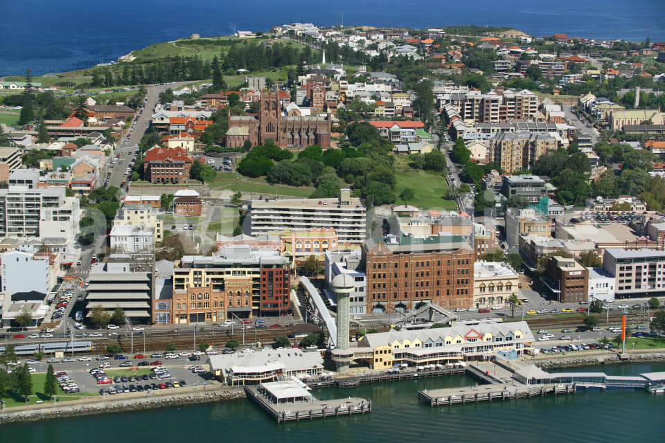 Aerial Image of Queens Wharf and The Hill, Newcastle NSW