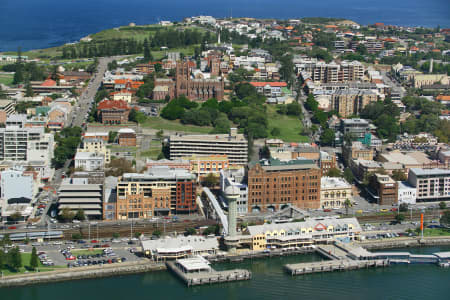 Aerial Image of QUEENS WHARF AND THE HILL, NEWCASTLE NSW
