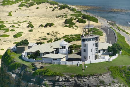 Aerial Image of NOBBY\'S HEAD LIGHTHOUSE, NEWCASTLE NSW