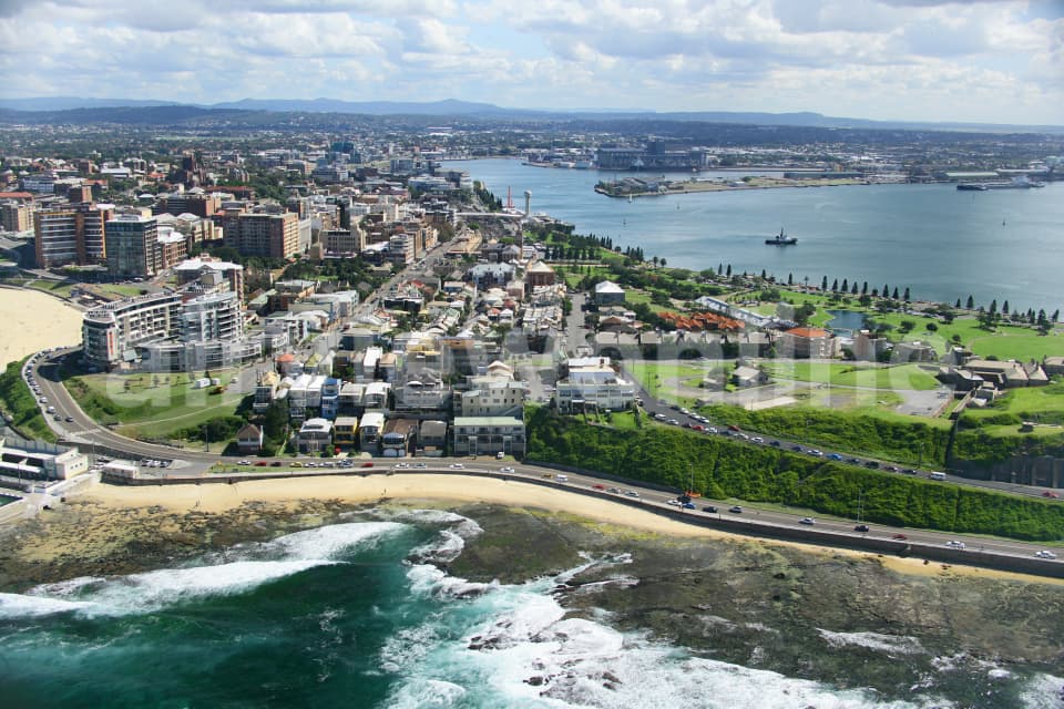 Aerial Image of Newcastle East Wide Shot