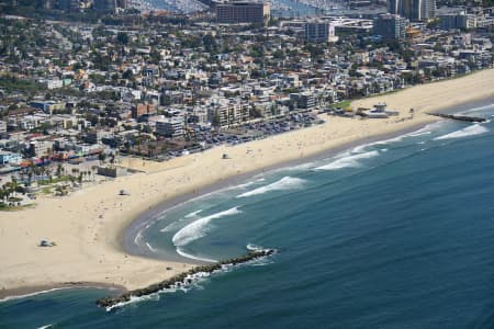 Aerial Image of VENICE BEACH, CALIFORNIA