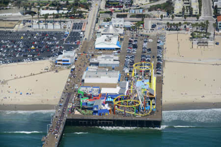 Aerial Image of SANTA MONICA PIER, CALIFORNIA