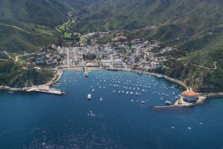 Aerial Image of AVALON, CATALINA ISLAND CALIFORNIA
