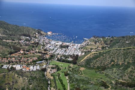 Aerial Image of AVALON, SANTA CATALINA ISLAND, CALIFORNIA