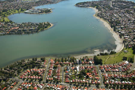 Aerial Image of FIVE DOCK  & HEN AND CHICKEN BAY