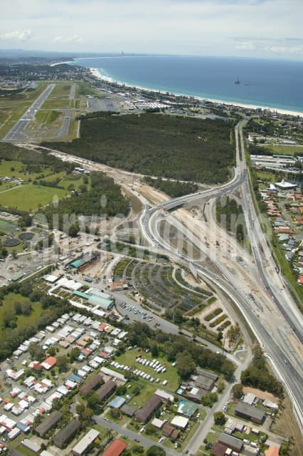 Aerial Image of Tweed Heads and airport