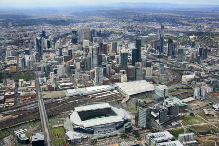 Aerial Image of MELBOURNE CBD