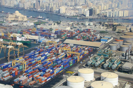 Aerial Image of PORT KHALED, SHARJAH