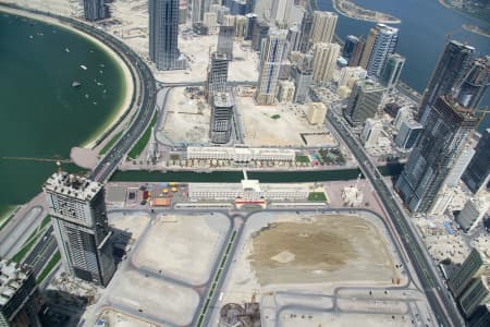 Aerial Image of AL QASBA CANAL, SHARJAH