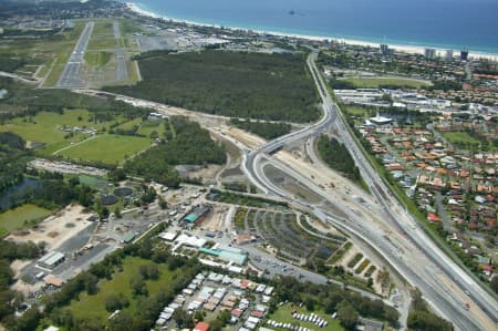 Aerial Image of COOLANGATTA AIRPORT SURROUNDS
