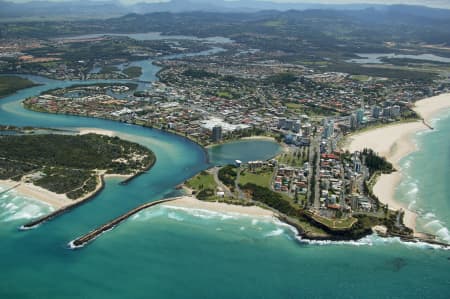 Aerial Image of TWEED HEADS AND COOLANGATTA
