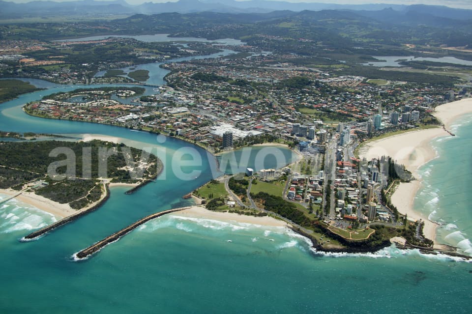 Aerial Image of Tweed Heads and Coolangatta
