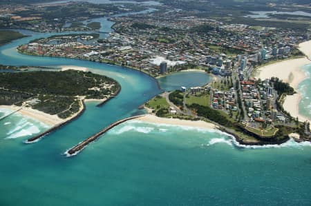 Aerial Image of TWEED HEADS AND COOLANGATTA