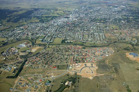 Aerial Image of BRADFORDVILLE TO GOULBURN CITY, NSW