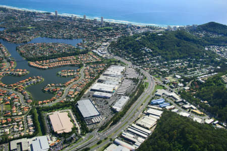 Aerial Image of BURLEIGH HEADS SHOPPING CENTRE