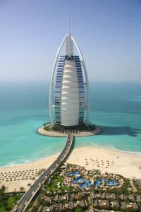 Aerial Image of THE BURJ AL ARAB, DUBAI