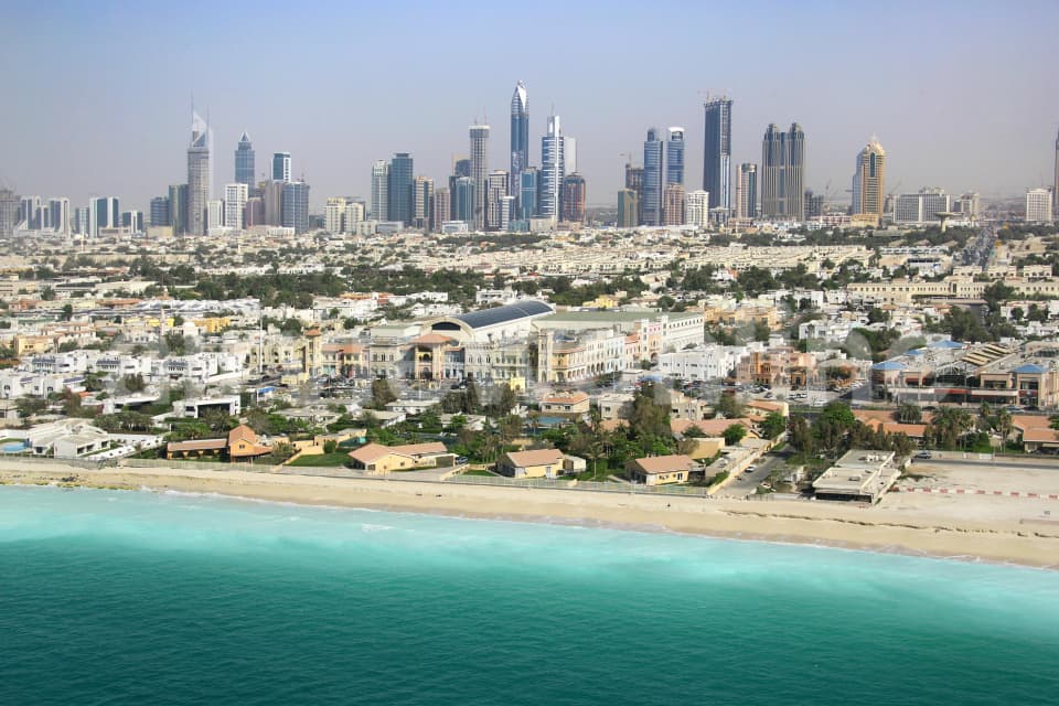 Aerial Image of Mercato Shopping Mall, Jumeirah Beach, Dubai