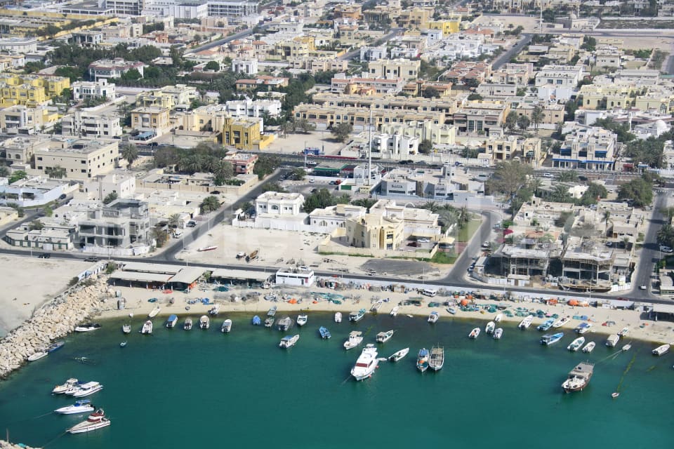 Aerial Image of Umm Suqeim Fishing Harbour