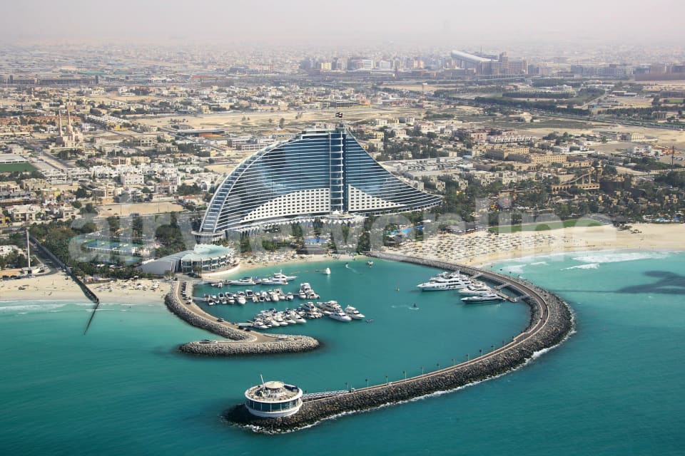 Aerial Image of Jumeirah Beach Hotel, Dubai 2008