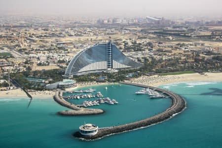 Aerial Image of JUMEIRAH BEACH HOTEL, DUBAI 2008