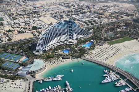 Aerial Image of JUMEIRAH BEACH HOTEL, DUBAI