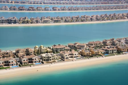 Aerial Image of PALM JUMEIRAH DETAIL