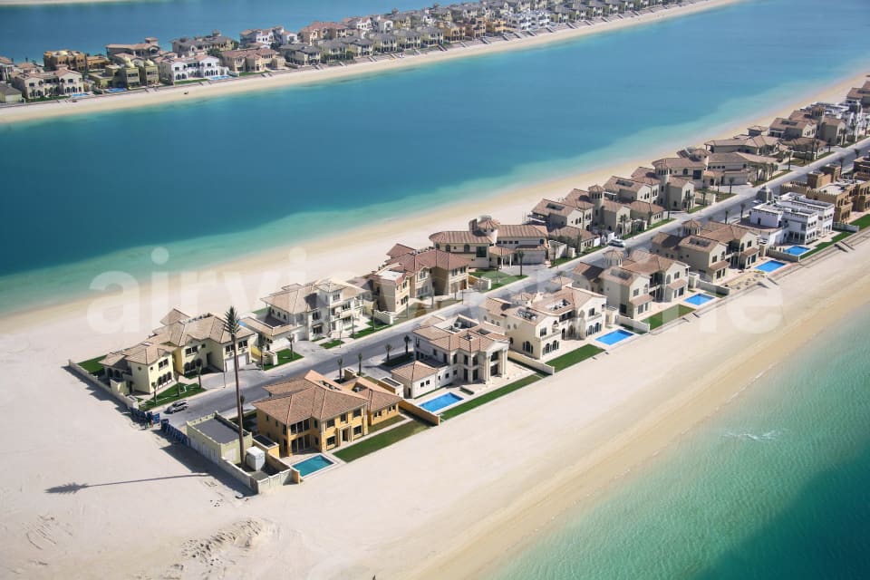 Aerial Image of Tip of the Frond, Palm Jumeirah