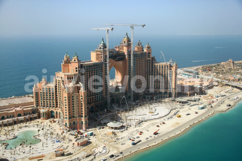 Aerial Image of Atlantis Hotel, The Palm Jumeirah, Dubai