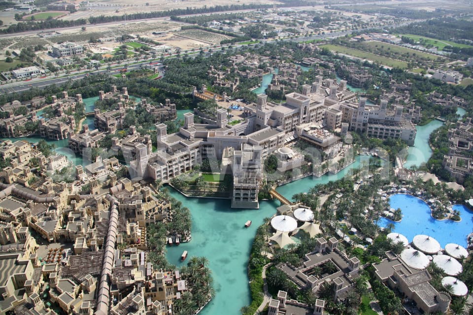 Aerial Image of Madinat Jumeirah, Dubai