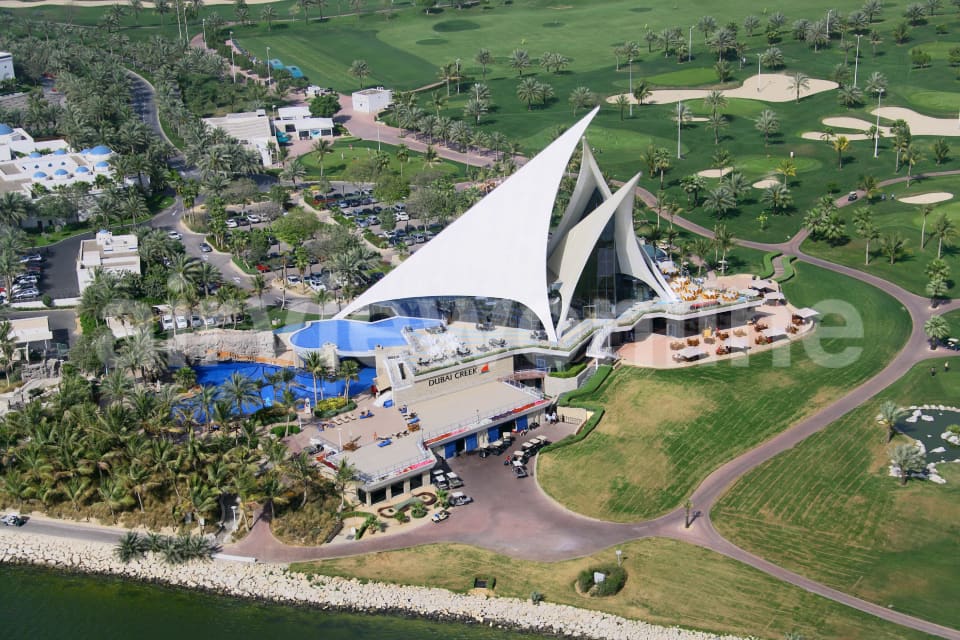 Aerial Image of Dubai Creek Golf Club