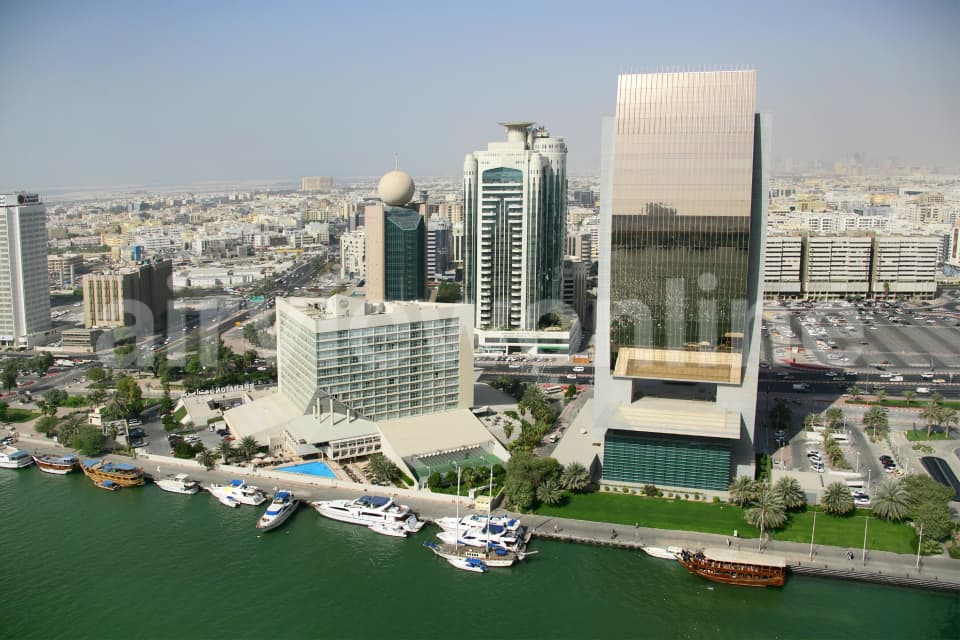 Aerial Image of National Bank of Dubai
