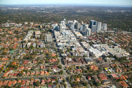 Aerial Image of CHATSWOOD LOOKING WEST