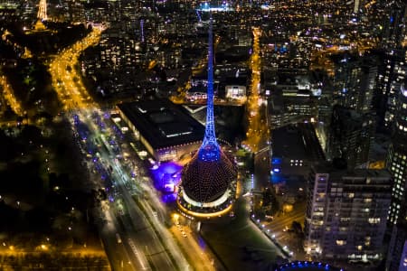 Aerial Image of MELBOURNE NIGHT SERIES