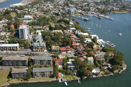 Aerial Image of WATERFRONT OF EAST BALMAIN